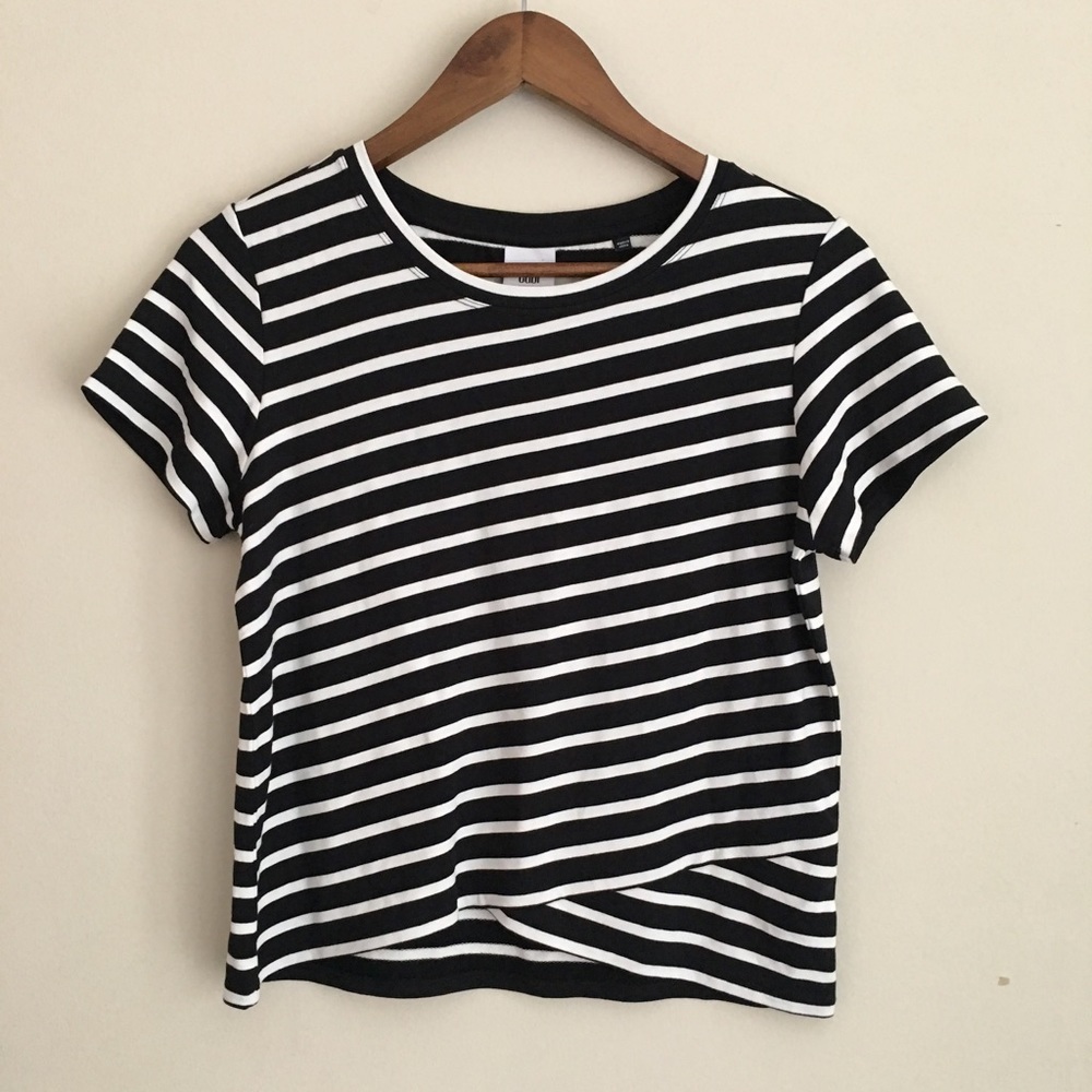 Cabi Striped Cropped Top